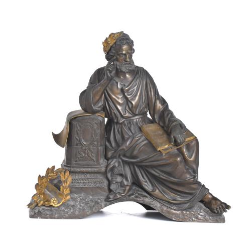 ESCUELA FRANCESA, SIGLO XIX. “Filósofo griego” Napoleón III, circa 1850 - 1870.