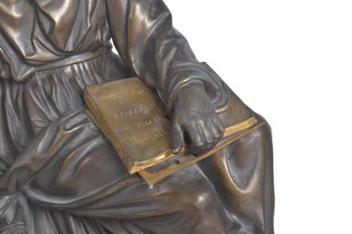 ESCUELA FRANCESA, SIGLO XIX. “Filósofo griego” Napoleón III