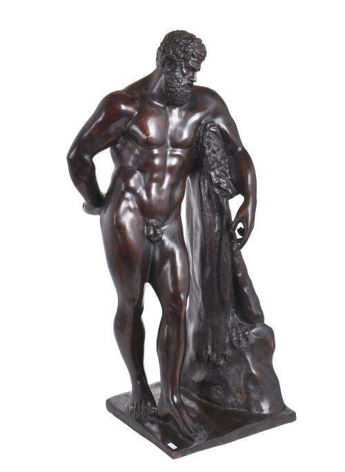 ESCUELA ITALIANA, SIGLO XIX.  “Hércules de Farnesio”, Grand