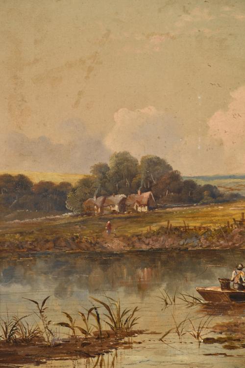 ESCUELA NORTEAMERICANA, SIGLO XVIII-XIX. "Paisaje". 