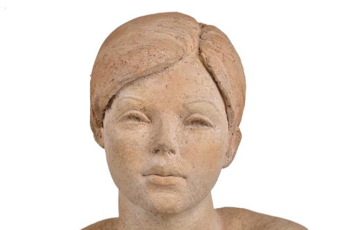 SALVADOR MAÑOSA (1945 - 2022). "Busto femenino". 