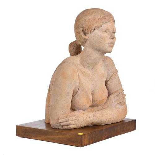 SALVADOR MAÑOSA (1945 - 2022). "Busto femenino". 