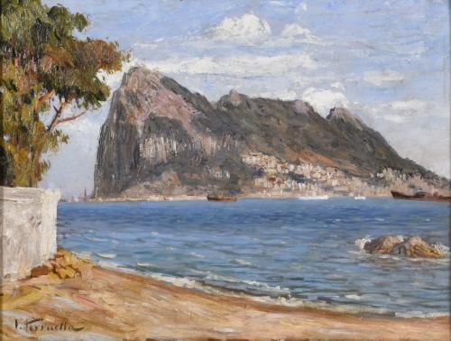 JOAQUIM TERRUELLA MATILLA (1891-1957). "Gibraltar". 