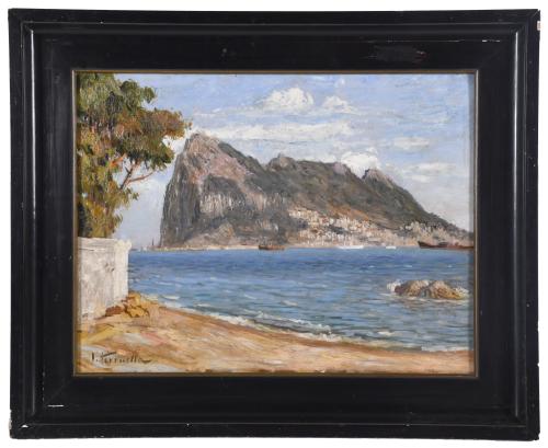 JOAQUIM TERRUELLA MATILLA (1891-1957). "Gibraltar". 