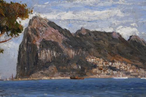 JOAQUIM TERRUELLA MATILLA (1891-1957). "Gibraltar". 