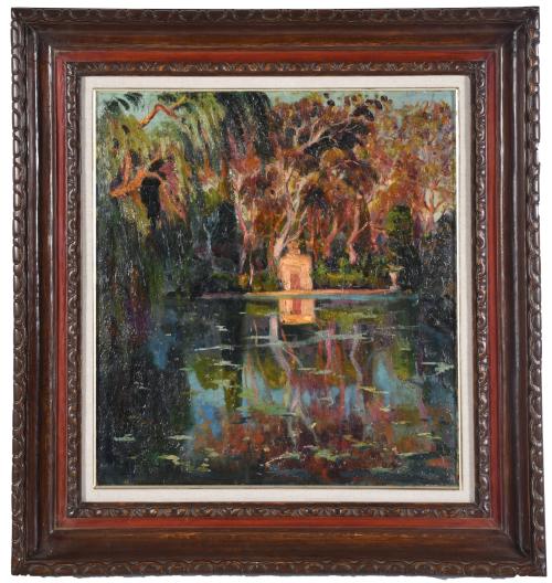 CASIMIR MARTÍNEZ TARRASSÓ (1898-1980). "El lago encantado",