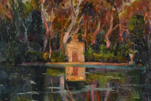 CASIMIR MARTÍNEZ TARRASSÓ (1898-1980). "El lago encantado",