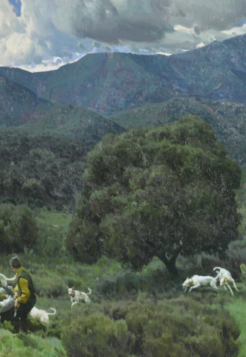 MIGUEL ACEVEDO (1947). "El agarre de un cochinillo", Sierra