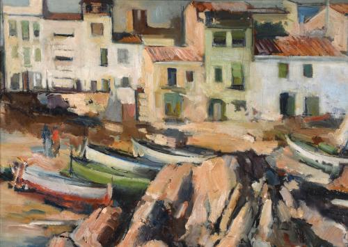 JOAN SERRA MELGOSA (1899-1970) "Calella".
