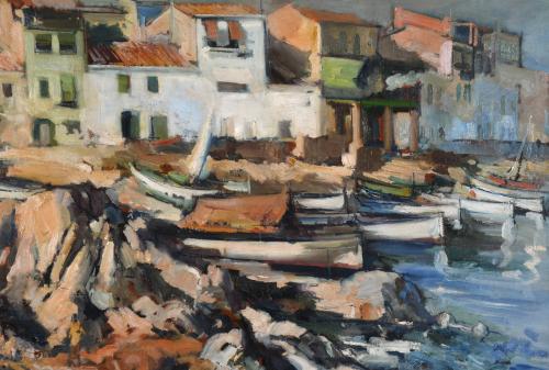 JOAN SERRA MELGOSA (1899-1970) "Calella".