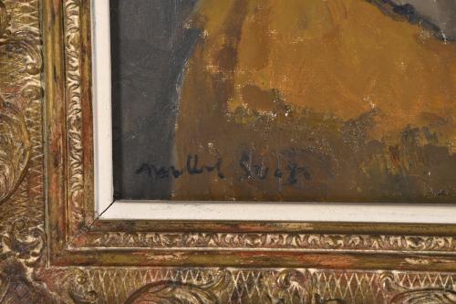 JOSEP MARIA MALLOL SUAZO (1910-1986). "Niña sentada".