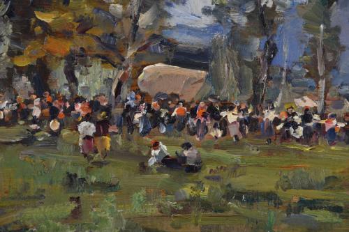 JOSE OLIVET LEGARES (1885-1956).  "Romería".