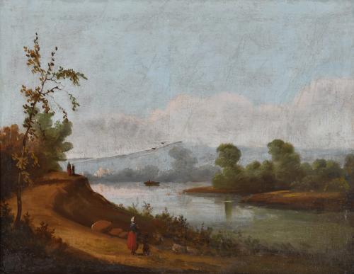 ESCUELA ESPAÑOLA, SIGLO XIX-XX. "Paisaje".