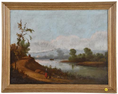 ESCUELA ESPAÑOLA, SIGLO XIX-XX. "Paisaje".