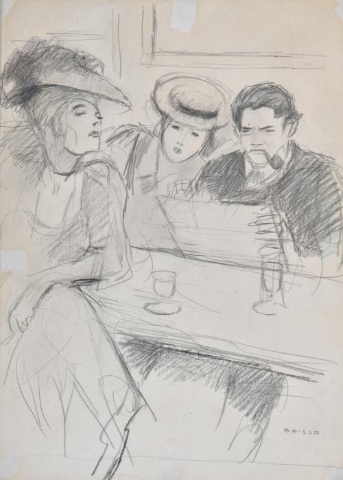 RICARD OPISSO (1880-1966). "Personajes".