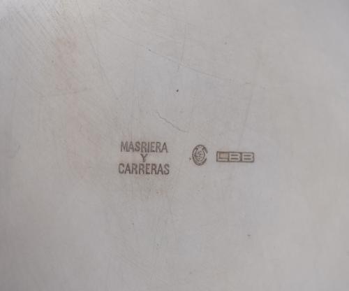 MASRIERA I CARRERAS. Sopera con bandeja. 