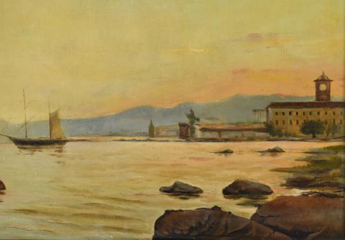 ESCUELA ESPAÑOLA, PPS. SIGLO XX. "Marina". 