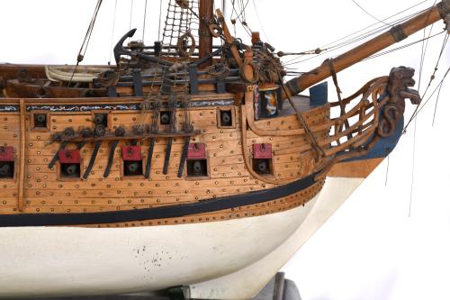 Maqueta del navío HMS Centurion, med. siglo XX. 