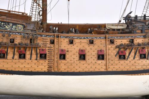 Maqueta del navío HMS Centurion, med. siglo XX. 