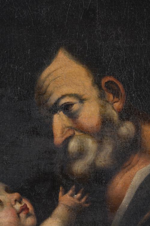 18TH CENTURY ITALIAN SCHOOL. &#39;Saint Joseph and Child&#39;.