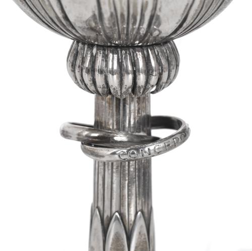 Cáliz en plata, siglo XX. 