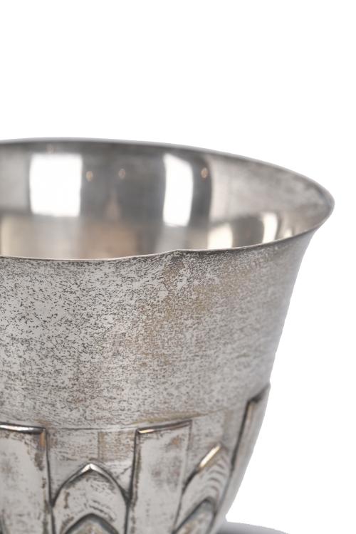 Cáliz en plata, siglo XX. 