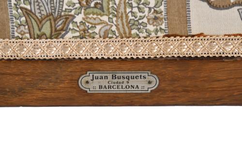 JOAN BUSQUETS I JANÉ (1874 - 1949).   Pareja de sillones, c