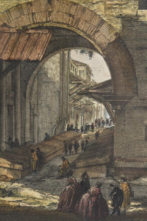 GIOVANNI BATTISTA PIRANESI (1720-1778). "Vedutta interna de