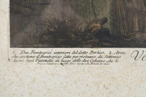 GIOVANNI BATTISTA PIRANESI (1720-1778). "Vedutta interna de