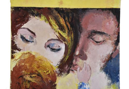 JOSÉ LUIS FLORIT RODERO (1909-2001). "Amor".