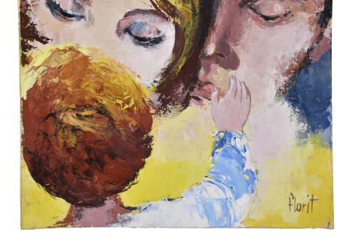 JOSÉ LUIS FLORIT RODERO (1909-2001). "Amor".