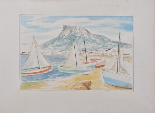 GABRIEL PORTOLÉS (1930) AND MONEY (20TH CENTURY). &#39;Regatas 