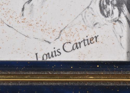 CARTIER. Portafotos modelo "Les Must". 