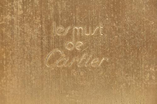 CARTIER. Portafotos modelo "Les Must". 