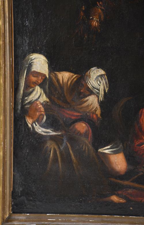 ESCUELA ITALIANA, SIGLO XVIII. "Descendimiento de Cristo", 