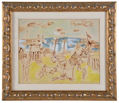 CARLES NADAL (1917-1998). "Playa".