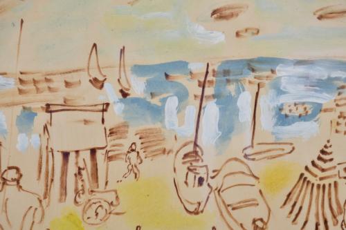 CARLES NADAL (1917-1998). "Playa".