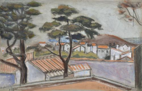 NIKOLAI ISSAEV (1891-1977). "Cadaqués", 1964.
