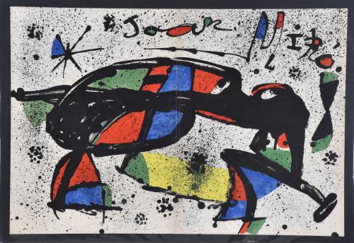DESPUÉS DE JOAN MIRÓ (1893-1983). "La Formiga" y "Ocella".