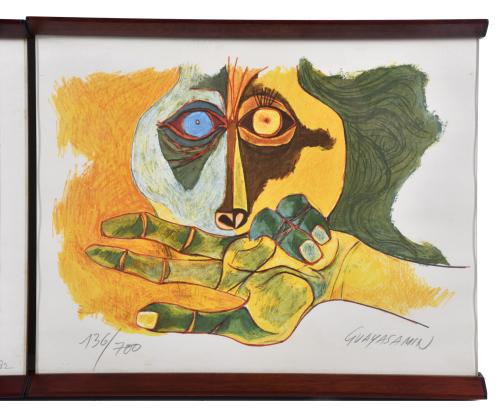 OSWALDO GUAYASAMIN (1919-1999). Y EDUARDO URCULO (1938-2003