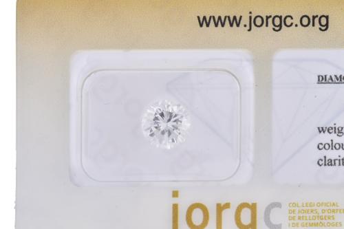 Diamante encapsulado de 1,41 ct.
