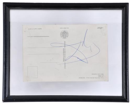 SALVADOR DALÍ I DOMÈNECH (1904-1989). Postcard signed in pe