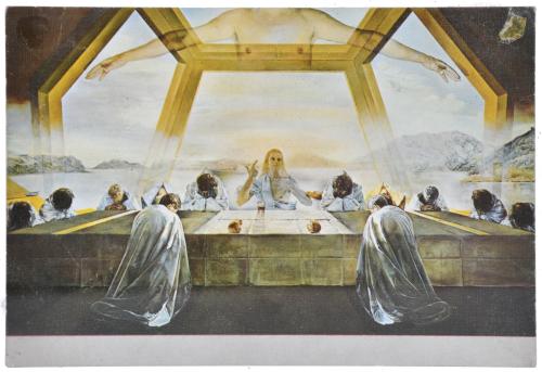 SALVADOR DALÍ I DOMÈNECH (1904-1989). Postcard signed in pe