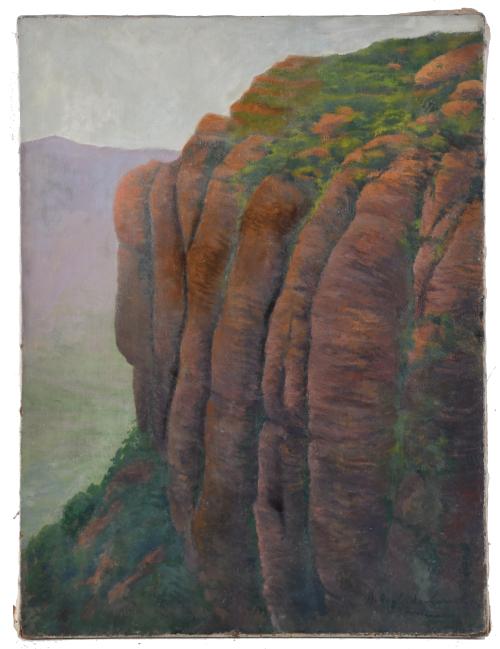 ESCUELA ESPAÑOLA, SIGLO XX. "Montserrat".