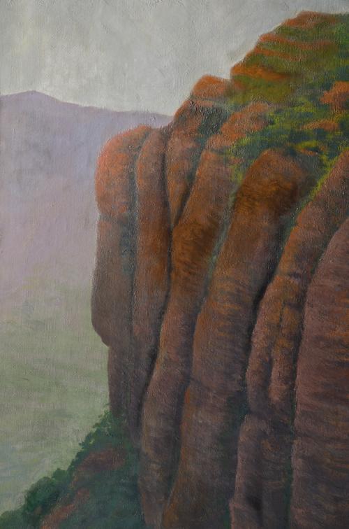 ESCUELA ESPAÑOLA, SIGLO XX. "Montserrat".