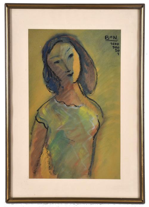 ROMÀ BONET SINTES "BON" (1886-1967).  "Retrato femenino", 1