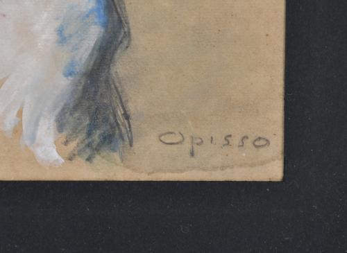 RICARD OPISSO (1880-1966). "Retrato masculino con boina".
