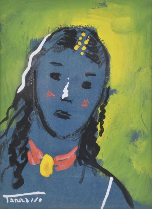 CASIMIR MARTÍNEZ TARRASSÓ (1898-1980). "Joven azul".
