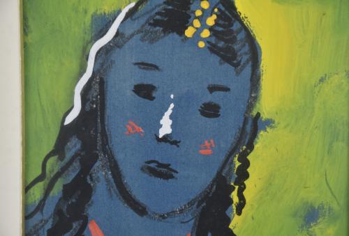 CASIMIR MARTÍNEZ TARRASSÓ (1898-1980). "Joven azul".