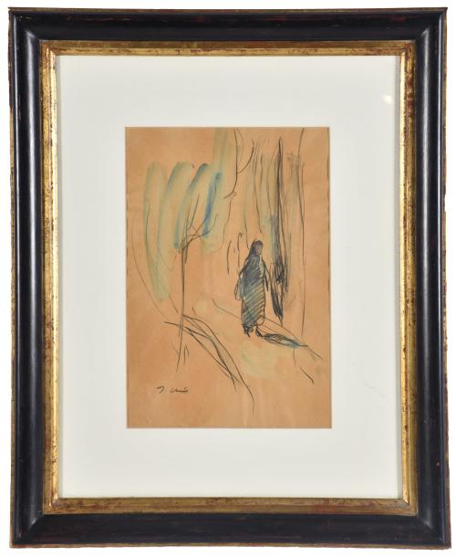 JOAQUIM MIR I TRINXET (1873-1940). "Esbozo figura femenina 